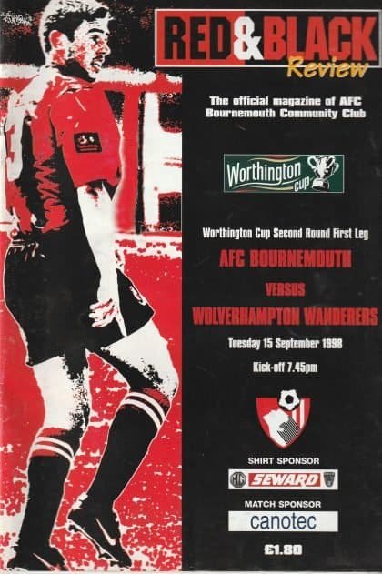 AFC Bournemouth v Wolverhampton Wanderers   15-Sep-1998