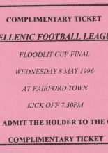 Bicester Town v Swindon Supermarine   08-May-1996