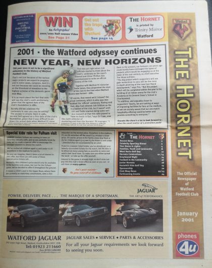 The Hornet -  Jan 2001