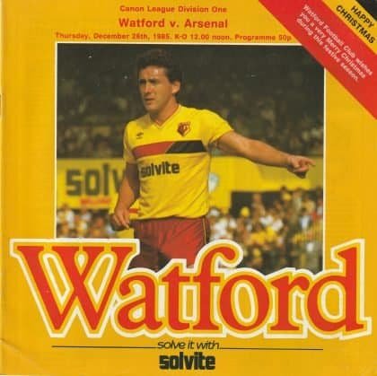 Watford v Arsenal 26-Dec-1985