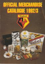 Watford Official Merchandise Catalogue 1992-93