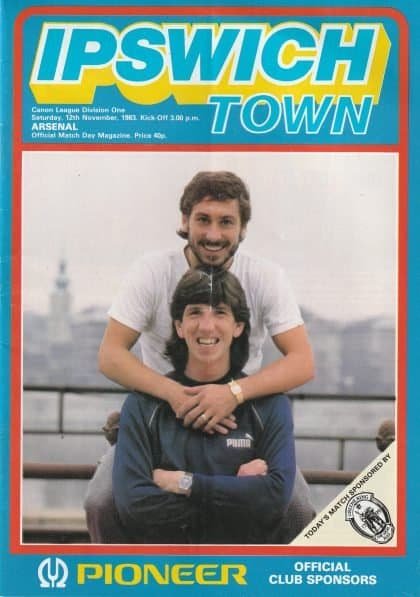 Ipswich Town v Arsenal 12-Nov-1983