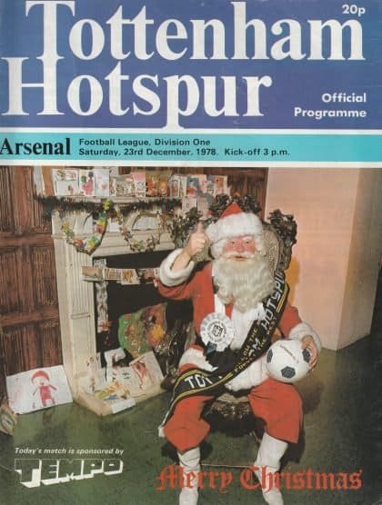 Tottenham Hotspur v Arsenal 23-Dec-1978