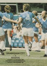Birmingham City v Arsenal 07-Oct-1980