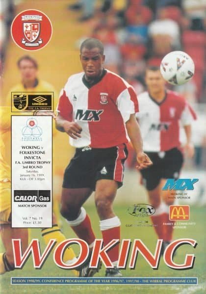 Woking v Folkestone Invicta 16-Jan-1999