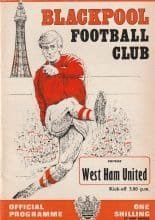 Blackpool v West Ham United 27-Feb-1971