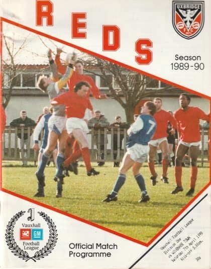 Uxbridge v Wivenhoe Town  07-Apr-1990