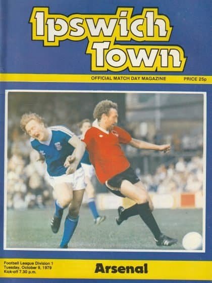 Ipswich Town v Arsenal 09-Oct-1979