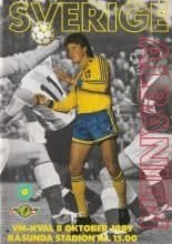 Sweden v Albania  08-Oct-1989