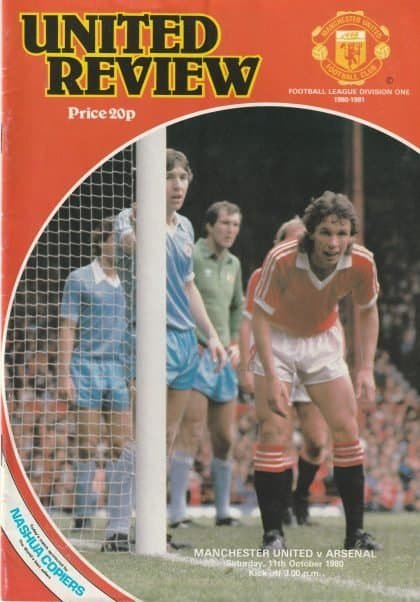 Manchester United v Arsenal 11-Oct-1980