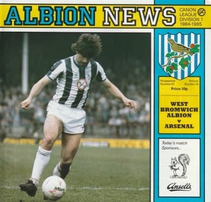 West Bromwich Albion v Arsenal 11-May-1985