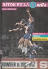 Aston Villa v Arsenal 13-Mar-1985