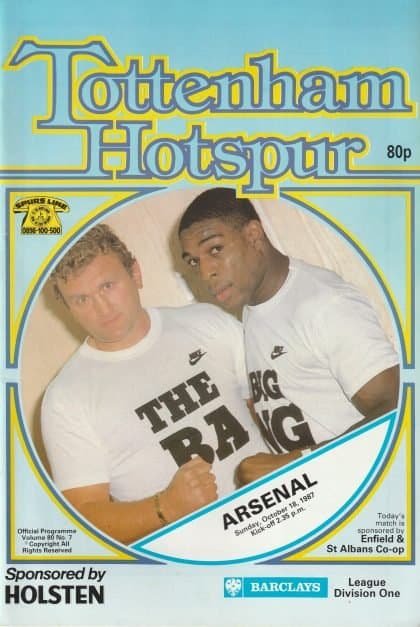 Tottenham Hotspur v Arsenal 18-Oct-1981