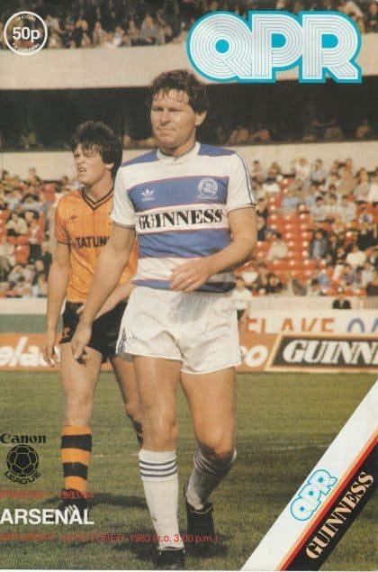 Queens Park Rangers v Arsenal  01-Oct-1983