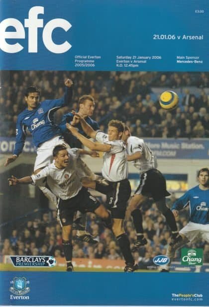 Everton v Arsenal 21-Jan-2006