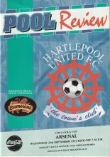 Hartlepool United v Arsenal 21-Sep-1994