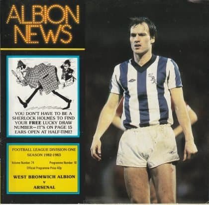 West Bromwich Albion v Arsenal 26-Feb-1983
