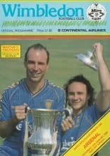 Wimbledon v Arsenal 27-Aug-1988