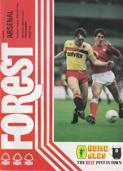 Nottingham Forest v Arsenal 27-Sep-1986