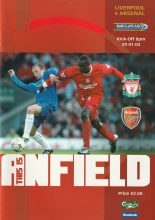 Liverpool v Arsenal 29-Jan-2003