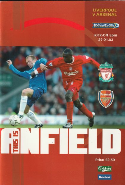 Liverpool v Arsenal 29-Jan-2003
