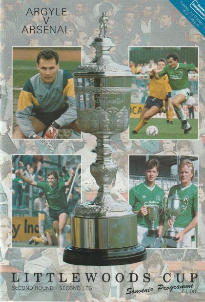 Plymouth Argyle v Arsenal  03-Oct-1989