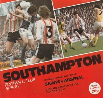 Southampton v Arsenal 03-Mar-1979