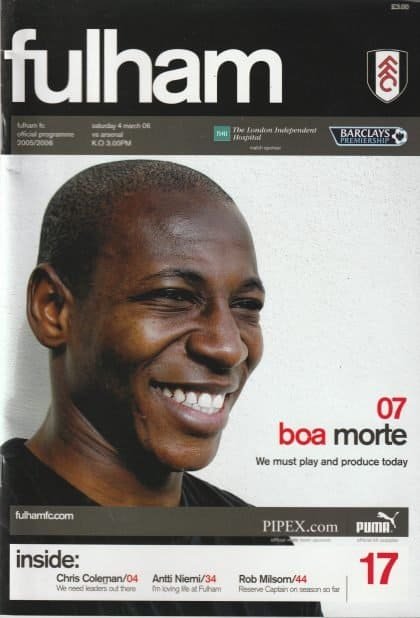 Fulham v Arsenal 04-Mar-2006