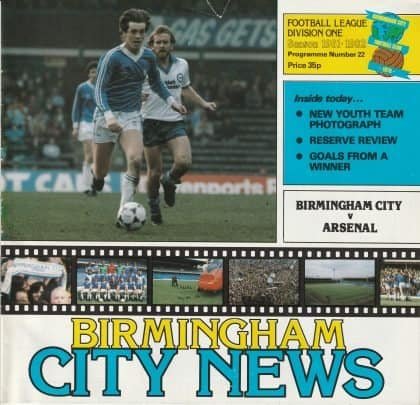 Birmingham City v Arsenal 04-May-1982