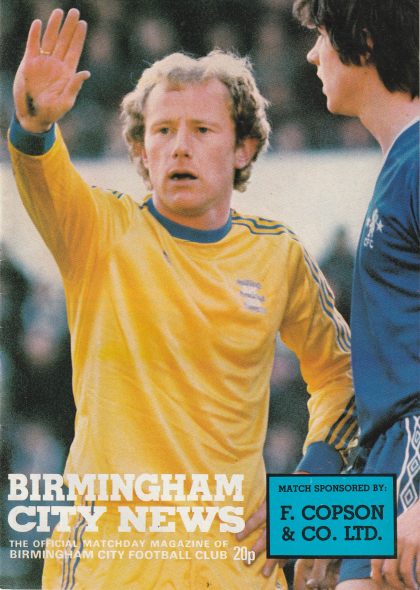 Birmingham City v Arsenal 05-May-1979