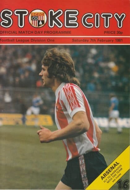 Stoke City v Arsenal 07-Feb-1981