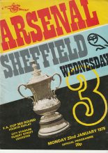 Arsenal v Sheffield Wednesday 22-Jan-1979