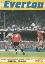 Everton v Arsenal 04-Oct-1986