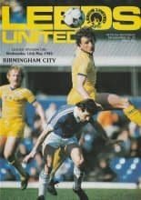 Leeds United v Birmingham City 12-May-1982