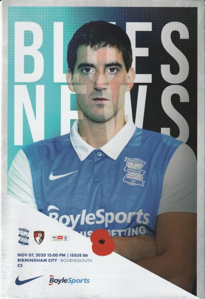 Birmingham City v AFC Bournemouth   07-Nov-2020