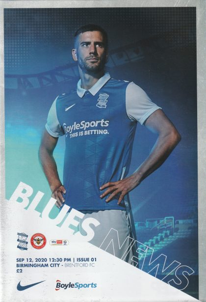 Birmingham City v Brentford  12-Sep-2020