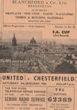 Oxford United v Chesterfield 04-Jan-1964