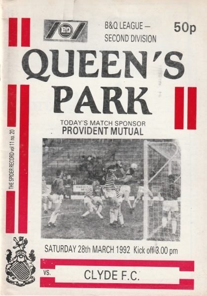 Queens Park v Clyde 28-Mar-1992