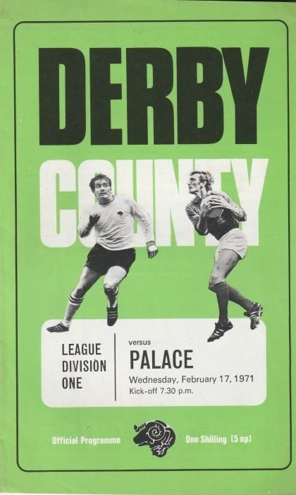 Derby County v Crystal Palace 17-Feb-1971