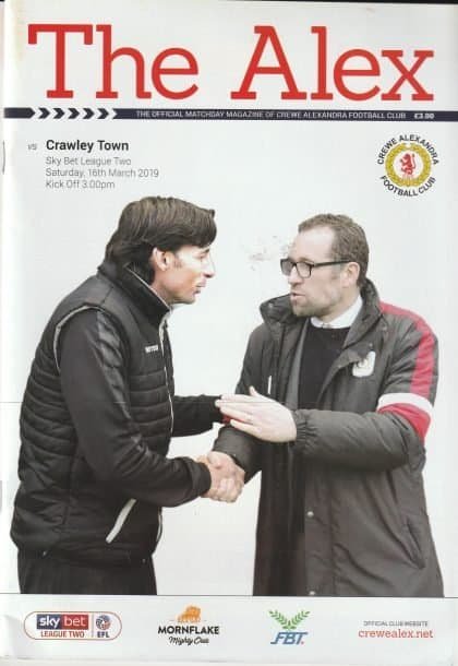 Crewe Alexandra v Crawley Town   16-Mar-2019