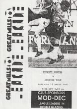 Torquay United v Devizes Town  18-Apr-1992