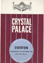 Crystal Palace v Everton 08-Oct-1969