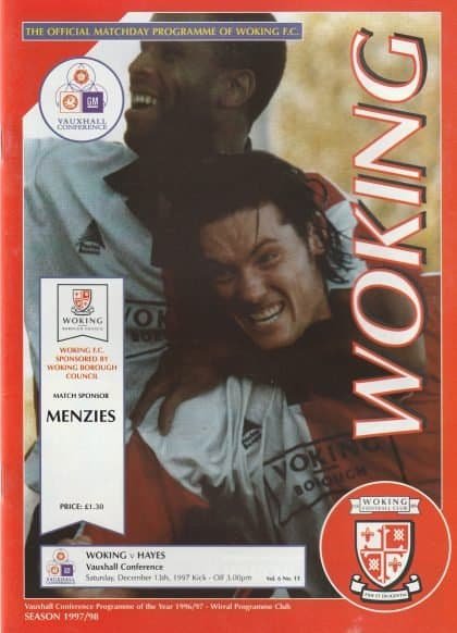 Woking v Hayes 13-Dec-1997