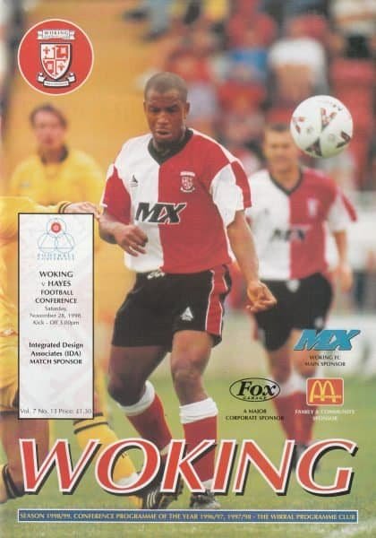 Woking v Hayes 28-Nov-1998