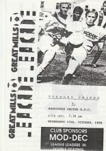 Torquay United v Heavitree United 17-Oct-1990