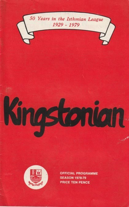 Kingstonian v Hendon  25-Nov-1978
