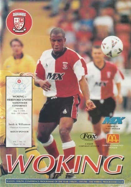 Woking v Hereford United  01-May-1999