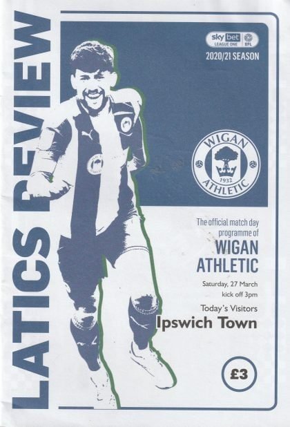 Wigan Athletic v Ipswich Town    27-Mar-2021