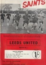 Southampton v Leeds United 10-Aug-1968