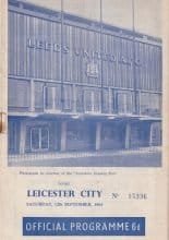 Leeds United v Leicester City 12-Sep-1964